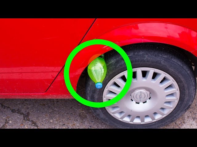 If You See a Plastic Bottle on Your Tire, You’re In Danger!